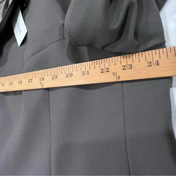 Calvin Klein Men Size 48R Suit Jacket Taupe 100% Wool Dry Clean Contemporary NWT - Picture 15 of 16